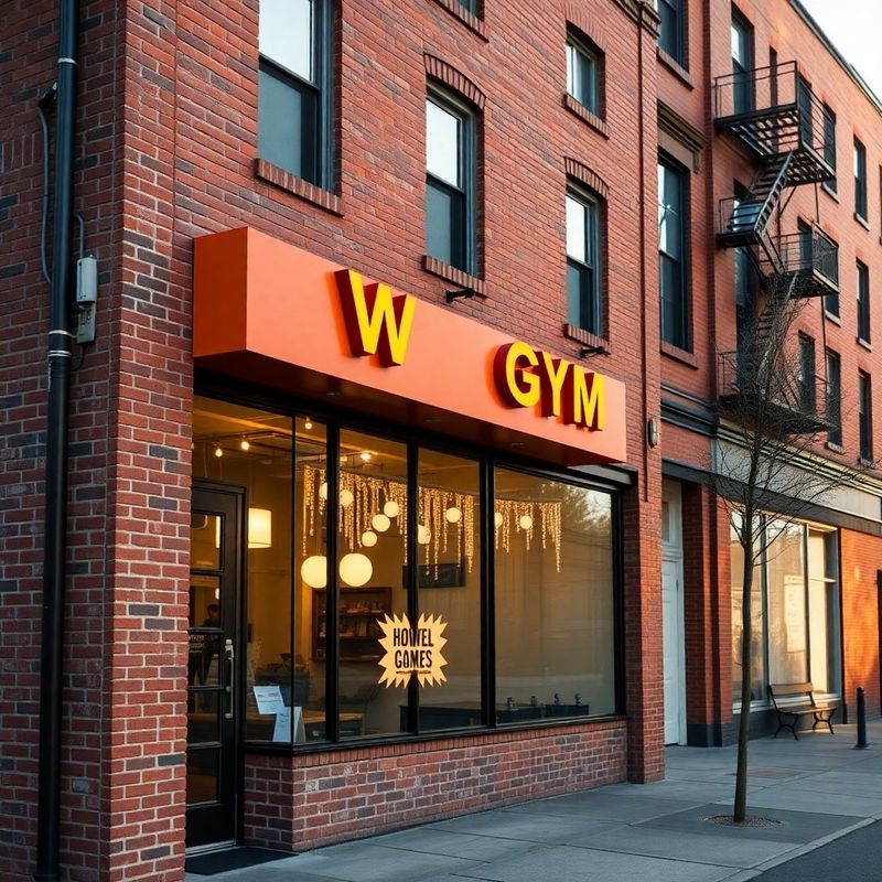 Brick facade of the Hartwell & Sons gym on Frankford Avenue